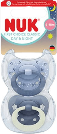 Succhietto FIRST CHOICE CLASSIC DAY & NIGHT 6-18m NUK