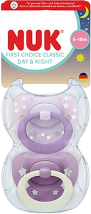 Succhietto FIRST CHOICE CLASSIC DAY & NIGHT 6-18m NUK