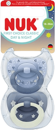Succhietto FIRST CHOICE CLASSIC DAY & NIGHT 18-36m NUK
