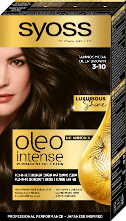 Barva za lase 3-10 temno rjava syoss Oleo Intense