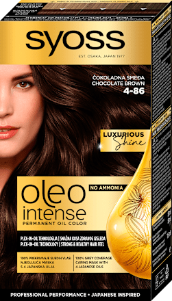 Boja za kosu – 4-86 čokoladno smeđa syoss Oleo Intense