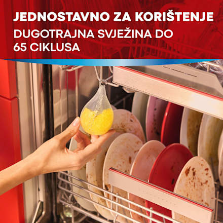 Osvježivač za perilicu posuđa Duo-Perls – limun i naranča Somat