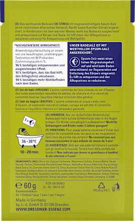 Sól do kąpieli De-Stres Dresdner Essenz
