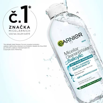 micelární voda Salicylic GARNIER
