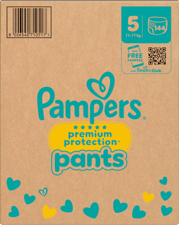 Baby Pants Premium Protection Gr. 5 Junior (12-17 kg) Monatsbox Pampers premium protection
