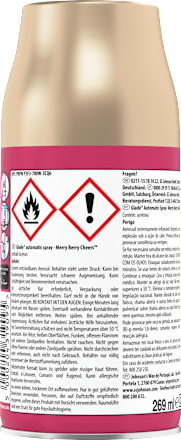 Automatisches Raumspray Nachfüller Merry Berry Cheers glade