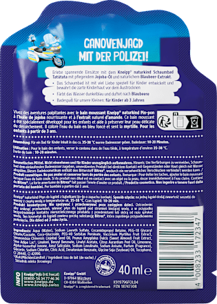 Schaumbad Tatütata Kneipp Naturkind