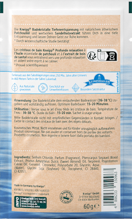 Badesalz Tiefenentspannung Kneipp