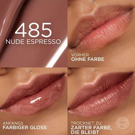 Lippenserum Hyaluron Tint 485 Nude Espresso L'ORÉAL PARiS