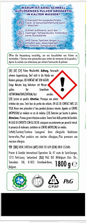 Universalwaschmittel Pulver Universal+ schnell auflösend ARIEL