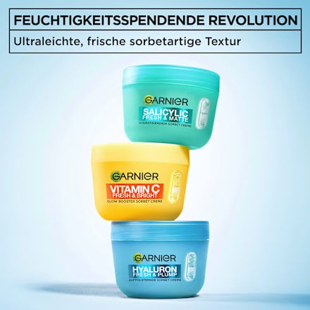 Feuchtigkeitscreme Hyaluron Sorbet Creme GARNIER