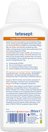 Creme-Öl Pflegedusche Natürlich Samtweich tetesept