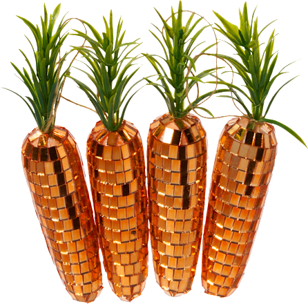 Disco-Möhren, orange-grün (13 cm) Dekorieren & Einrichten