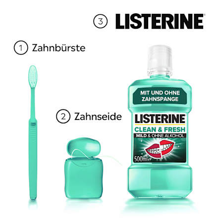 Mundspülung Clean & Fresh  Listerine
