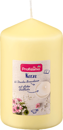 Kerze glatt 140/80 buttergelb Profissimo
