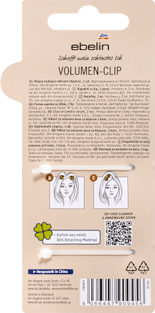 Volumen-Clips ebelin