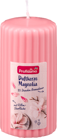 Stumpenkerze mit Duft Magnolia Profissimo