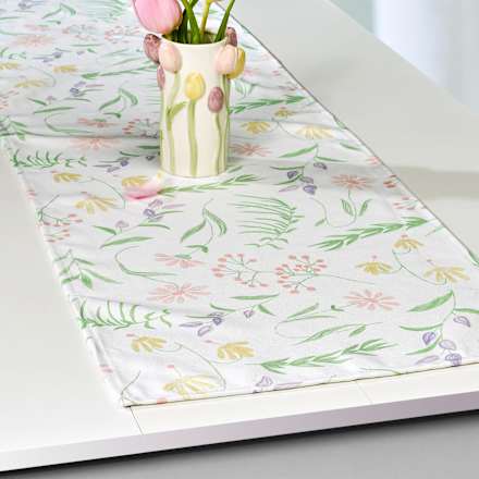 Tischläufer, Blumen (140x40 cm) BOLTZE