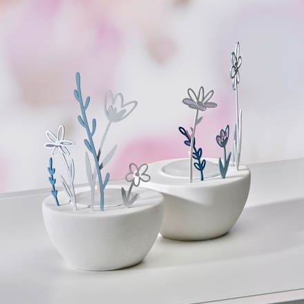 Teelichthalter, Metallblumen (14 cm) BOLTZE