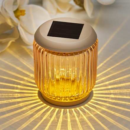 Solarglas, beige (9 cm) Dekorieren & Einrichten