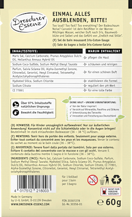 Habzó fürdősó Noise? Canceln! Dresdner Essenz