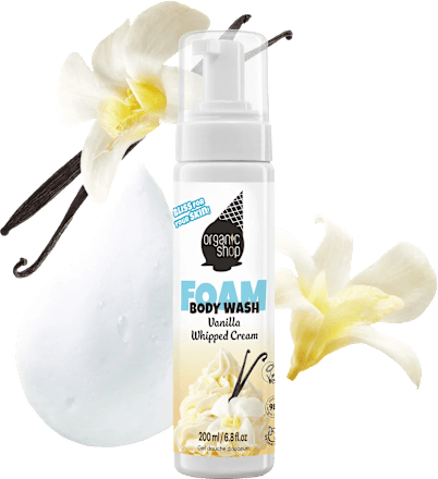 Pena za tuširanje Vanilla Whipped Cream organic shop