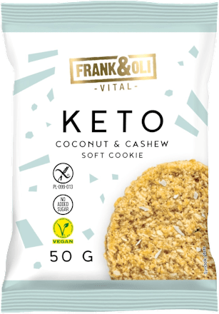 Keto mekani keks – kokos i indijski oraščić FRANK&OLI