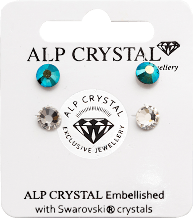 Naušnice s kristalima Swarovski ALP CRYSTAL Jewellery