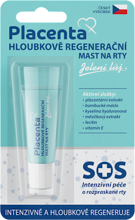 Jelení lůj regenerační mast na rty  Jelení lůj