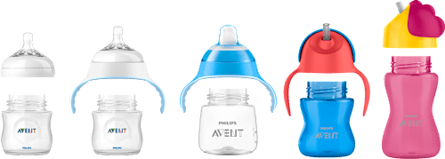 hrnek s ohebným brčkem pro dívky PHILIPS AVENT