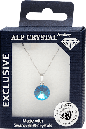 Ogrlica sa Swarovski kristalima - Blue ALP CRYSTAL Jewellery