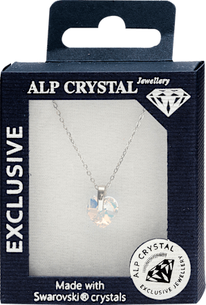 Ogrlica sa Swarovski kristalima Srce - Silver ALP CRYSTAL Jewellery