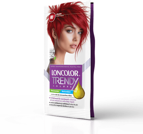 Vopsea semipermanentă techno red R6 LONCOLOR TRENDY