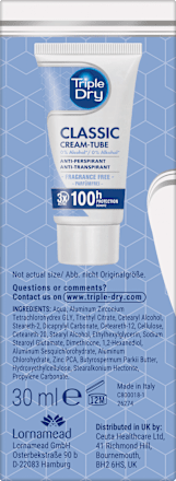 Antitranspirant Deocreme Classic Triple Dry