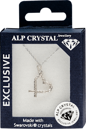 Ogrlica sa Swarovski kristalima Srce - Silver ALP CRYSTAL Jewellery