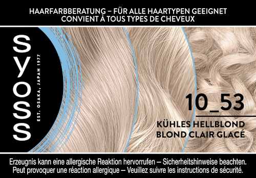 Haare Aufheller 10_53 Kühles Hellblond Syoss