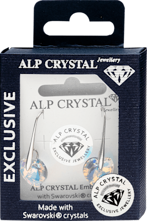 Naušnice sa Swarowski kristalima - Silver ALP CRYSTAL Jewellery