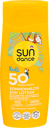 mléko na opalování pro děti SPF50 SUNDANCE