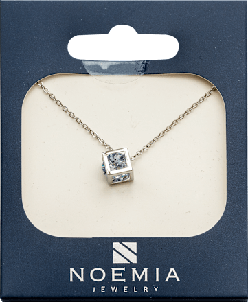 Ogrlica DIAMOND CUBE sa privjeskom u obliku kocke Noemia