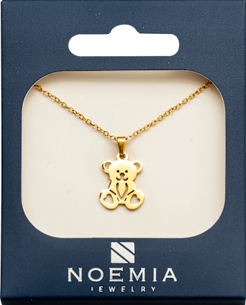 Ogrlica medvjedić - Gold Noemia
