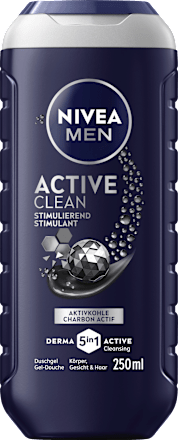 Duschgel Active Clean  5in1 NIVEA MEN