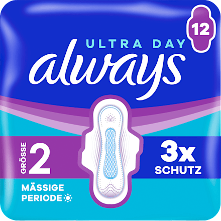 Binden Ultra Day 2 Long Mäßige Periode always