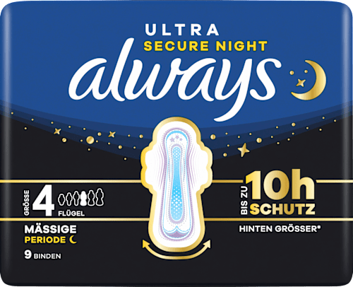 Ultra Binden Secure Night 4 Giga Pack always