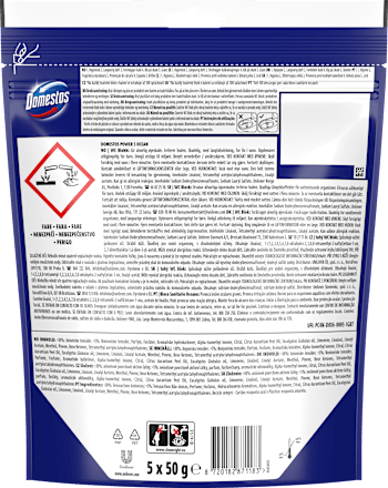 Tuhý WC blok Power 5 Ocean XXL Domestos