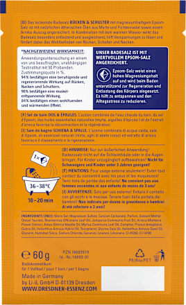 Sól do kąpieli Plecy i Ramiona Dresdner Essenz