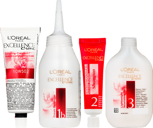 barva na vlasy Temná sytá černá 1.01 L'ORÉAL PARiS EXCELLENCE Creme