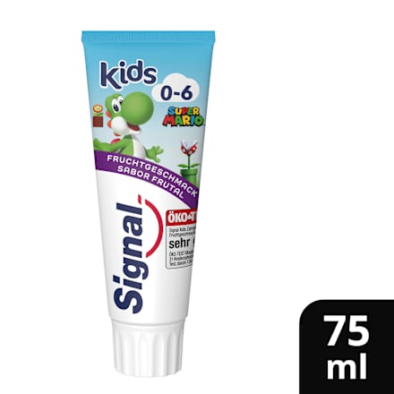 Zahnpasta Kinder Fruchtgeschmack, 0 bis 6 Jahre Signal