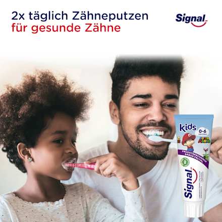 Zahnpasta Kinder Fruchtgeschmack, 0 bis 6 Jahre Signal