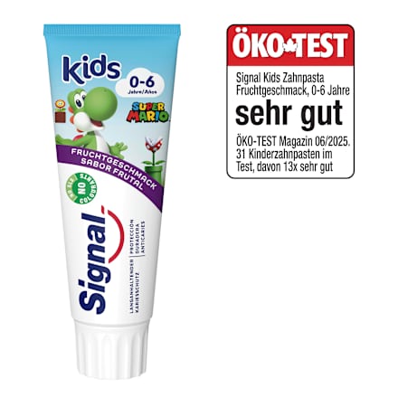 Zahnpasta Kinder Fruchtgeschmack, 0 bis 6 Jahre Signal