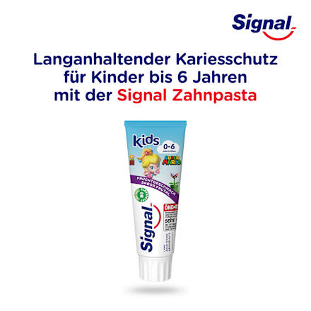 Zahnpasta Kinder Fruchtgeschmack, 0 bis 6 Jahre Signal